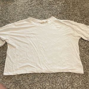 White Christian Siriano size large crop top